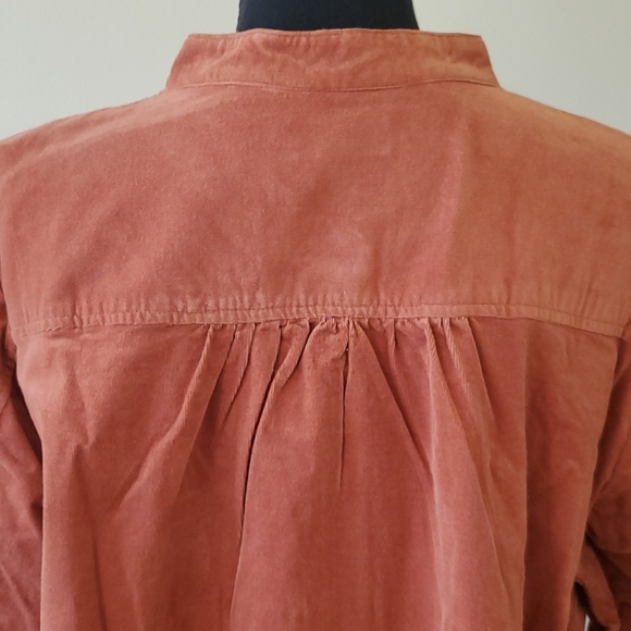 Denim and company stretch corduroy button front - Picture 3 of 4